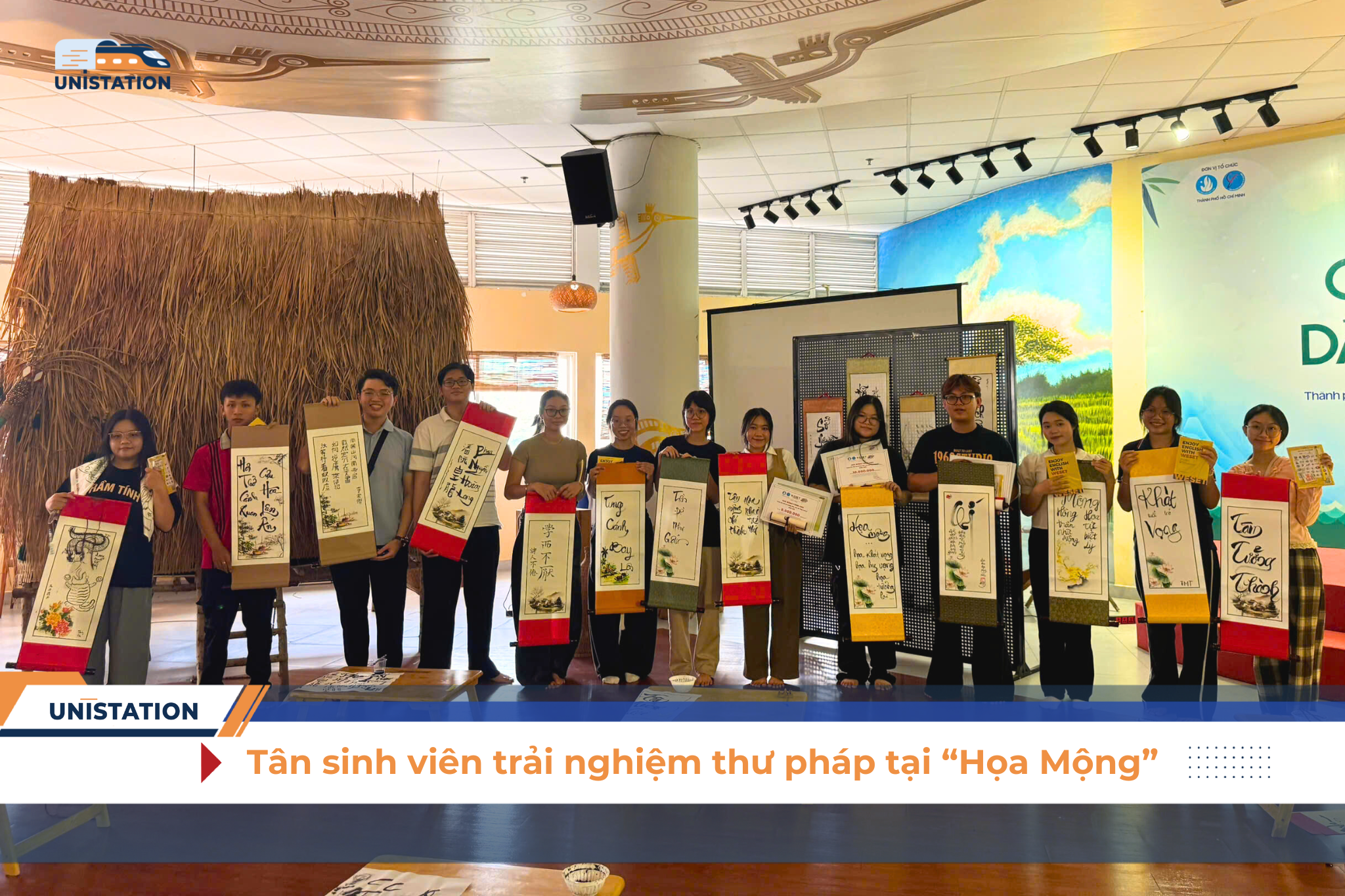 Họa Mộng Khai Hoa – Sân chơi thư pháp cho tân sinh viên Thành phố Hồ Chí Minh